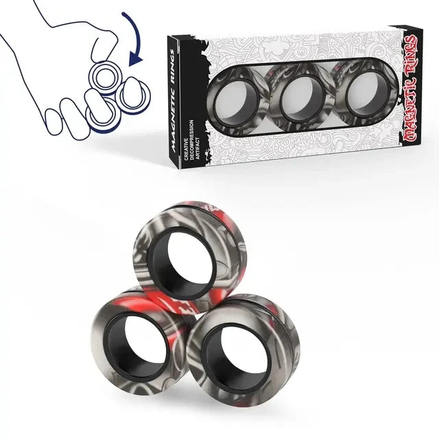 Magnetic Rings Fidget Toy