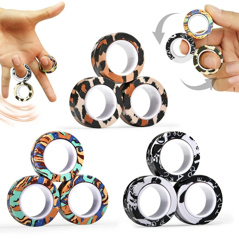 Magnetic Rings Fidget Toy