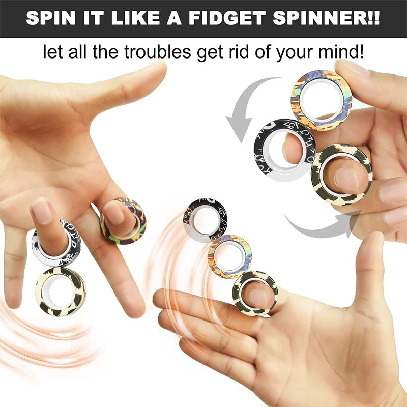 Magnetic Rings Fidget Toy