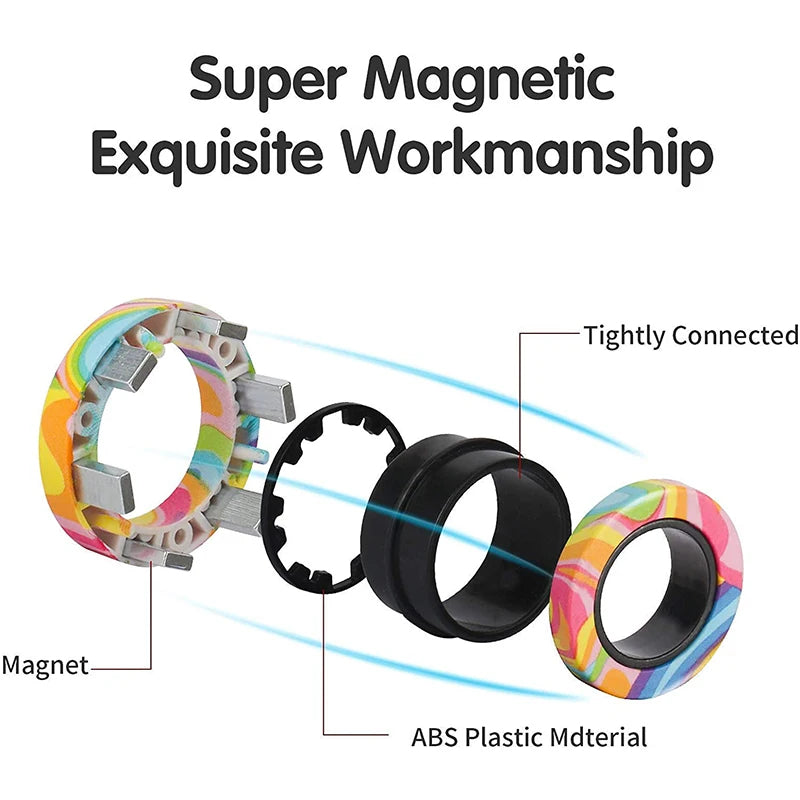 Magnetic Rings Fidget Toy
