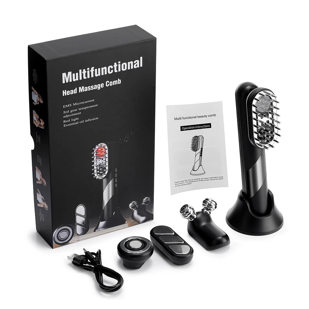 4 In 1 Electric Scalp Comb EMS